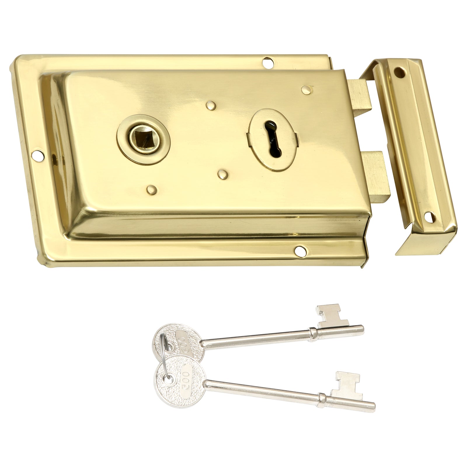 Traditional Rim Lock– FulhamBrassOnline
