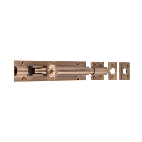 Heavy Barrel Bolt 150mm x 38mm - Shown in Very Light Aged
