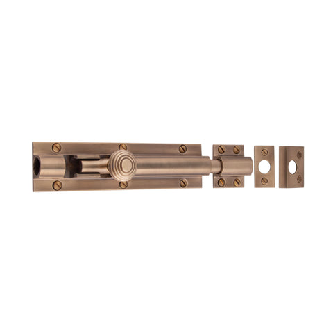 Heavy Barrel Bolt 150mm x 38mm - Shown in Very Light Aged