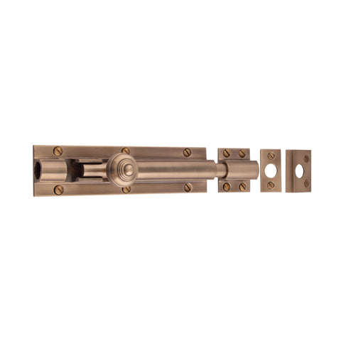 Heavy Barrel Bolt 150mm x 38mm - Shown in Very Light Aged