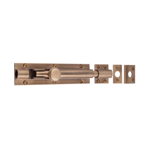 Heavy Barrel Bolt 150mm x 38mm - Shown in Very Light Aged