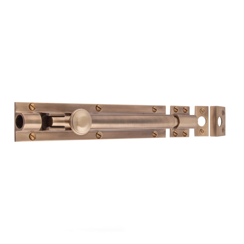 Heavy Barrel Bolt 300mm x 38mm - Shown in Very Light Aged