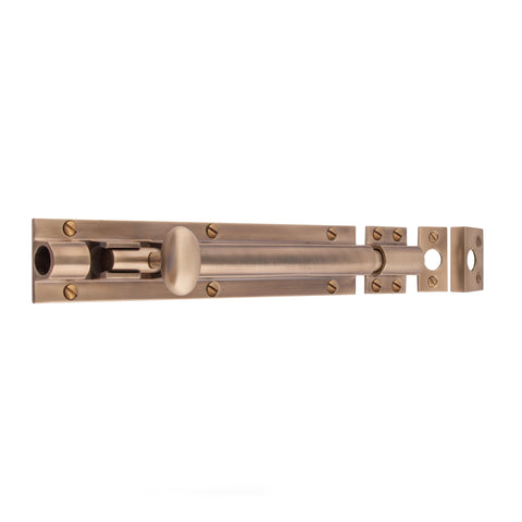 Heavy Barrel Bolt 600mm x 38mm - Shown in Very Light Aged