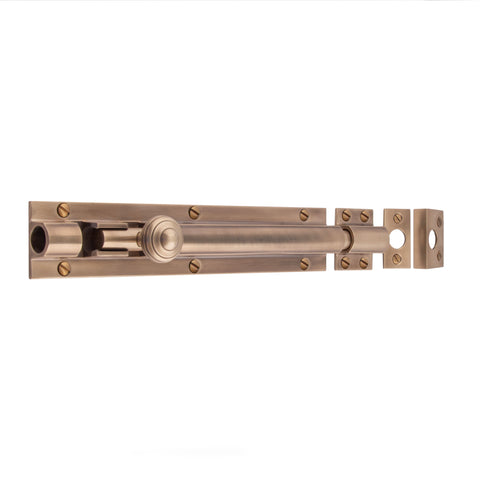 Heavy Barrel Bolt 600mm x 38mm - Shown in Very Light Aged