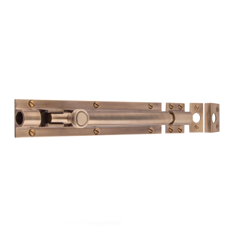 Heavy Barrel Bolt 600mm x 38mm - Shown in Very Light Aged