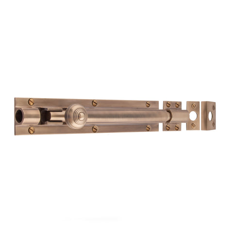 Heavy Barrel Bolt 200mm x 38mm - Shown in Very Light Aged