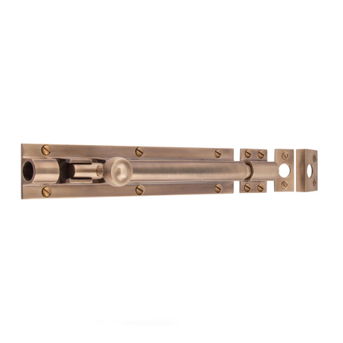 Heavy Barrel Bolt 600mm x 38mm - Shown in Very Light Aged