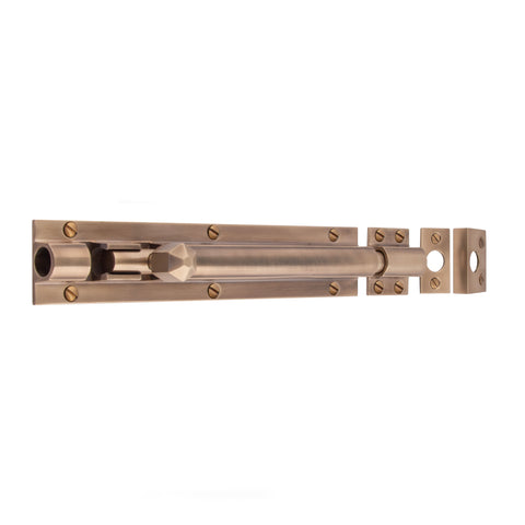 Heavy Barrel Bolt 600mm x 38mm - Shown in Very Light Aged