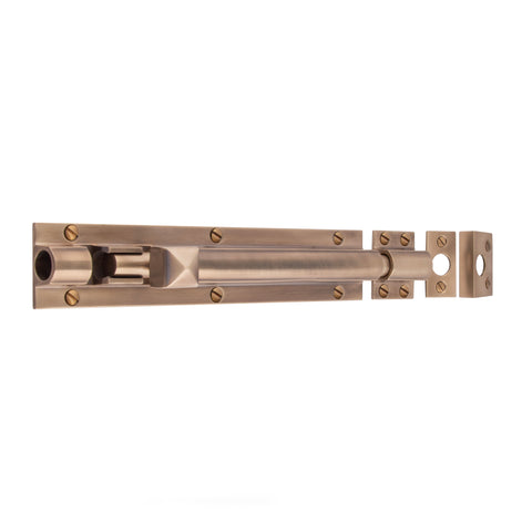 Heavy Barrel Bolt 300mm x 38mm - Shown in Very Light Aged