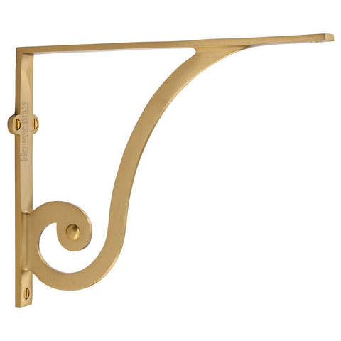 Ornate Shelf Bracket for Wooden Shelves