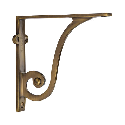 Ornate Shelf Bracket for Wooden Shelves