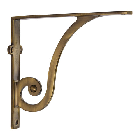 Ornate Shelf Bracket for Wooden Shelves