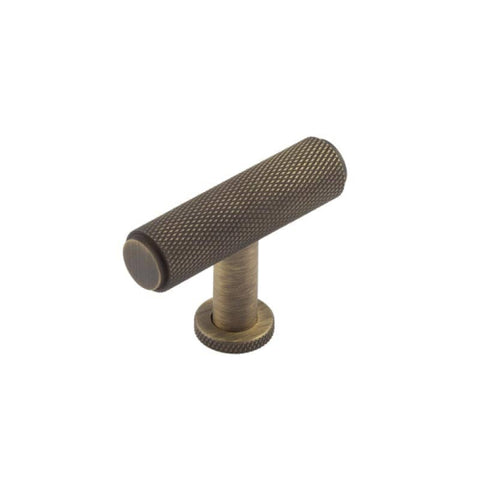 Burlington - 55mm Piccadilly Knurled T Bar Cupboard Knob