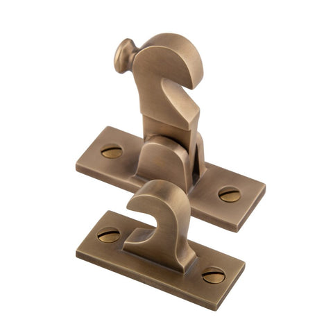 Auto Door Catch. 80mm Length - Shown in Very Light Aged