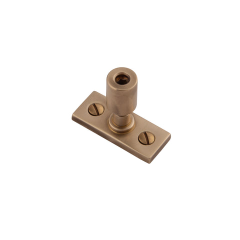 Casement Stay Locking Pin C/W Key With KB01 Key Bow - Shown in Very Light Aged