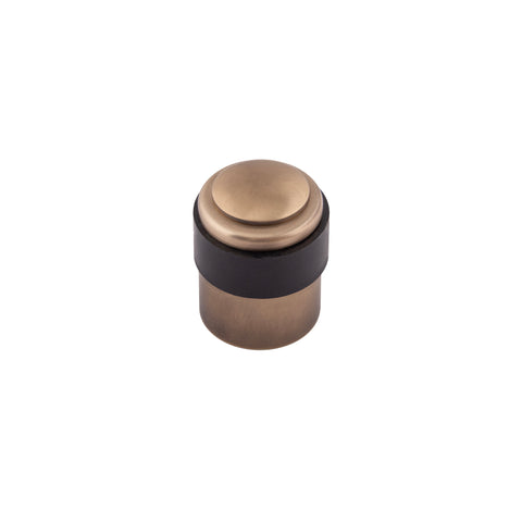 Floor Mounted Door Stop. 48mm High x 35mm Dia. - Shown in Very Light Aged