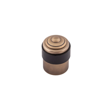 Floor Mounted Door Stop. 48mm High x 35mm Dia. - Shown in Very Light Aged