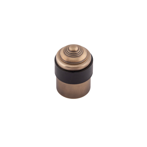 Floor Mounted Door Stop. 48mm High x 35mm Dia. - Shown in Very Light Aged