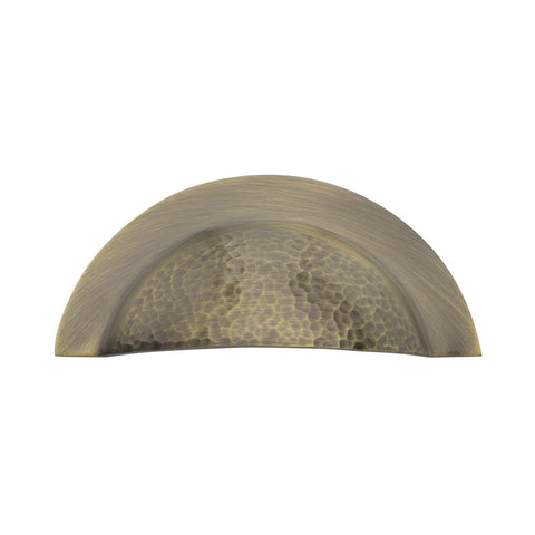 Hammered Crescent Cabinet Drawer Pull