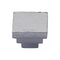 Hammered Square Stepped Cabinet Knob 32 x 32mm