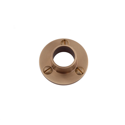 Hanging Rail Socket for 16mm Hanging Rail - Shown in Very Light Aged
