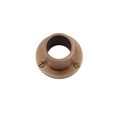 Hanging Rail Socket (Extended Neck) for 25mm Hanging Rail - Shown in Very Light Aged
