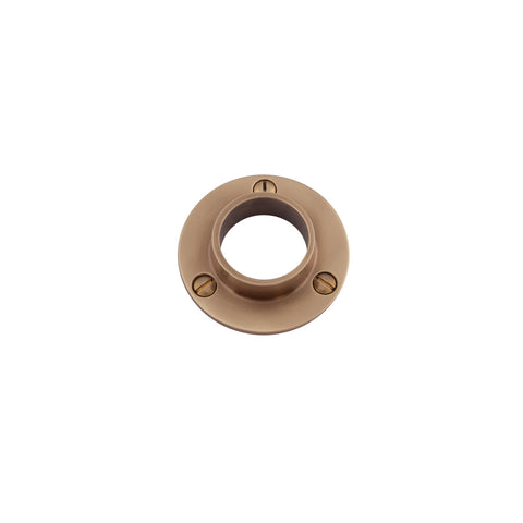 Hanging Rail Socket for 32mm Hanging Rail - Shown in Very Light Aged