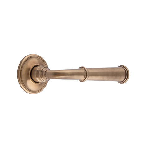 130mm Ringed Lever Handle - Shown in Very Light Aged