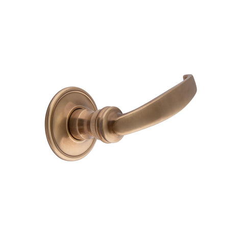 107mm Flat Top Lever Handle - Shown in Very Light Aged