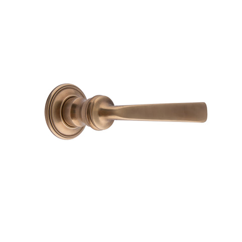 102mm Square Bar Lever Handle - Shown in Very Light Aged