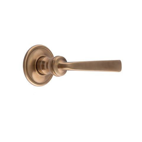 102mm Square Bar Lever Handle - Shown in Very Light Aged