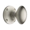 Mayfair Oval Style Mortice Knob on Visible Fix Unsprung Rose