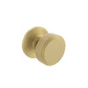 Harrison Knurled Mortice Knob on Concealed Fix Rose - Solid