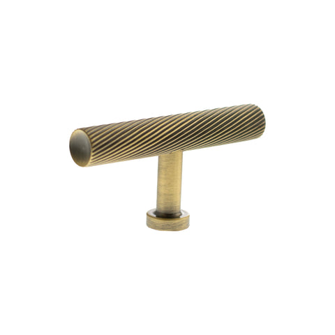 Paddington Spiral T-Bar Cabinet Knob