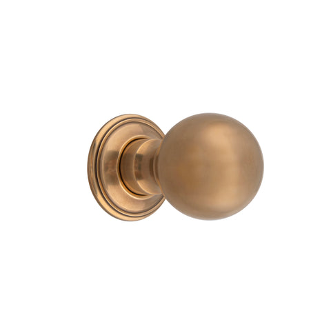 39mm Dia Mortice Ball Knob - Shown in Very Light Aged