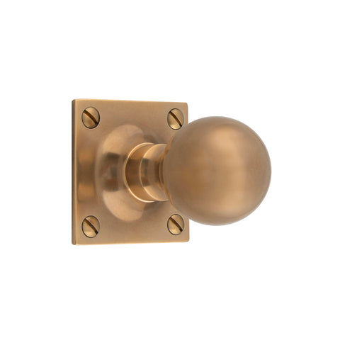 39mm Dia Mortice Ball Knob - Shown in Very Light Aged