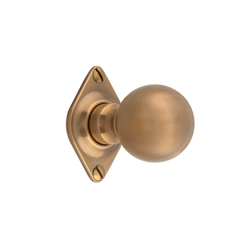 39mm Dia Mortice Ball Knob - Shown in Very Light Aged