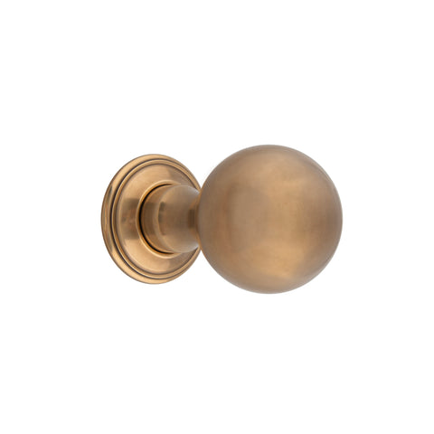 45mm dia Mortice Ball Knob - Shown in Very Light Aged