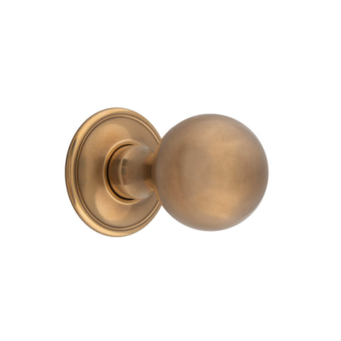 45mm dia Mortice Ball Knob - Shown in Very Light Aged