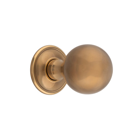 50mm dia Ball Mortice Knob - Shown in Very Light Aged