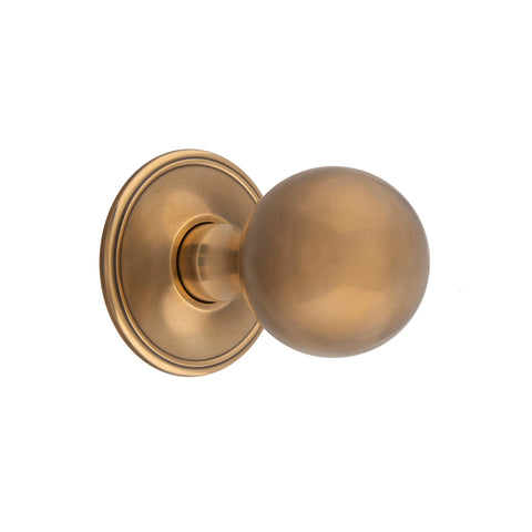 50mm dia Ball Mortice Knob - Shown in Very Light Aged