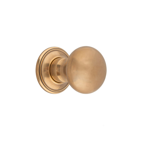 41mm dia Bun Mortice Knob - Shown in Very Light Aged