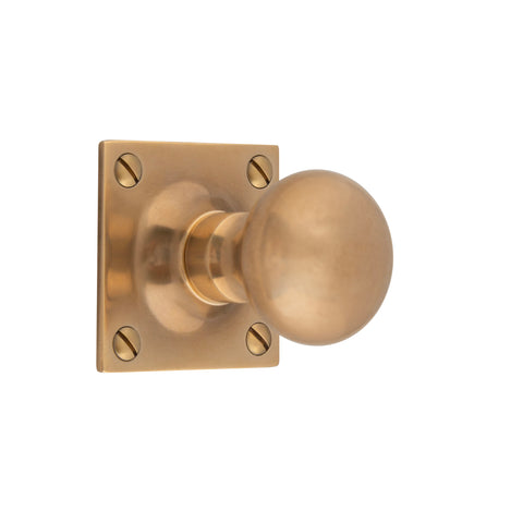 41mm dia Bun Mortice Knob - Shown in Very Light Aged