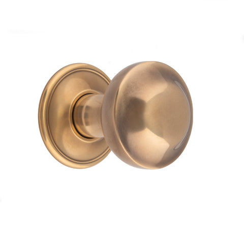 51mm dia Convex Mortice Knob - Shown in Very Light Aged