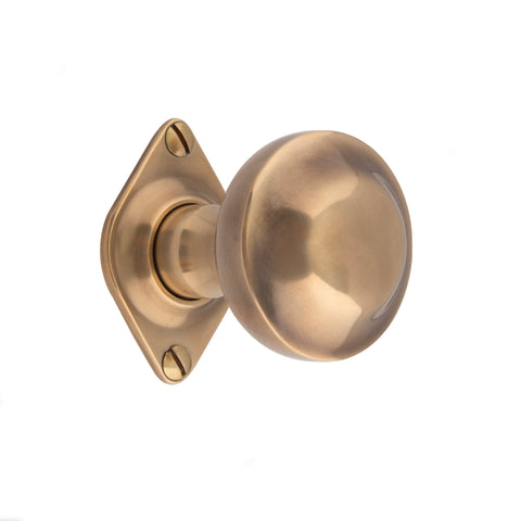 51mm dia Convex Mortice Knob - Shown in Very Light Aged