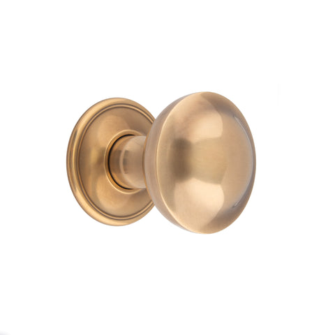 56mm dia Convex Mortice Knob - Shown in Very Light Aged