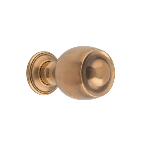 49mm dia Tulip Mortice Knob - Shown in Very Light Aged