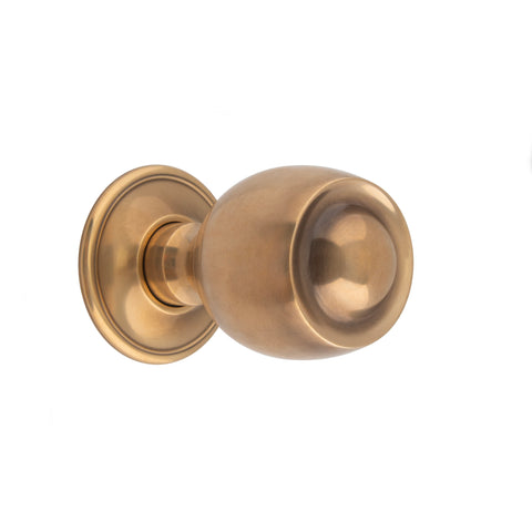 49mm dia Tulip Mortice Knob - Shown in Very Light Aged