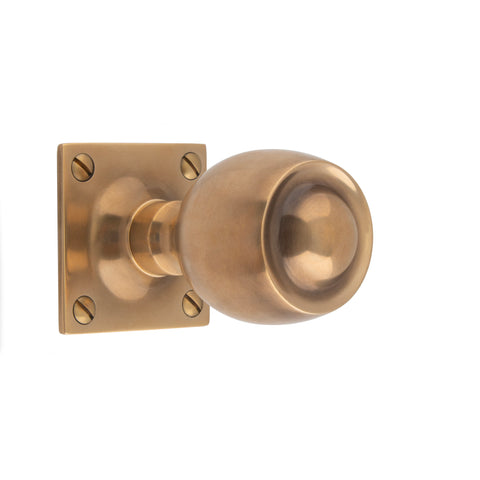 49mm dia Tulip Mortice Knob - Shown in Very Light Aged