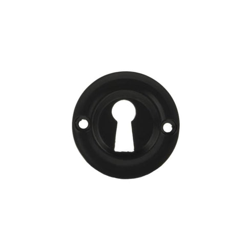 42mm Dia Round Open Keyhole Escutcheon Old English Style